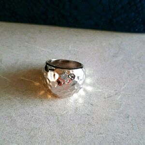 Sterling Siver Hammered Ring